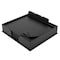 Dacasso Black Leather 23-Piece Conf. Room Set with Square Coasters DF-1053 - alternate 8